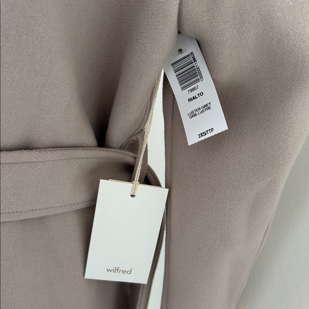 Wilfred Light Tan Belted Shirt Jacket - Picture 5 of 7